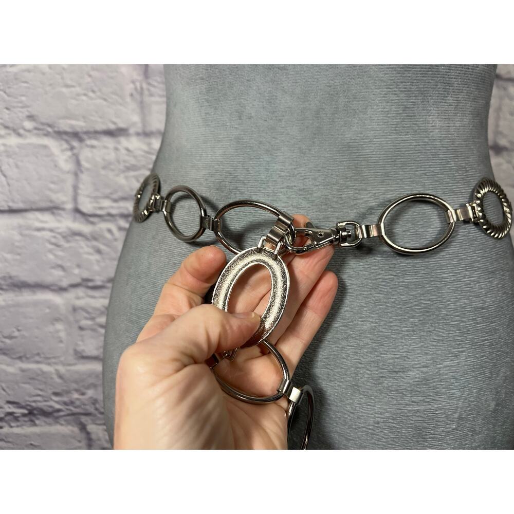 Vintage Retro Boho Metal Link Belt - Picture 2 of 4